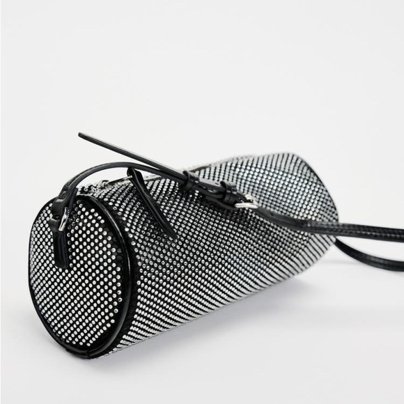 ZARA SHIMMERY DUFFEL BAG - Picture 1 of 7